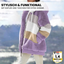 Lade das Bild in den Galerie-Viewer, CozyFeel - Kuscheliger Kapuzenmantel mit Fleece-Charme