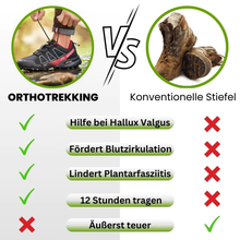 Lade das Bild in den Galerie-Viewer, OrthoTrekking– Ergonomische Trekking u.-Wanderschuhe für Entlastung bei Rückenschmerzen & Gelenkproblemen