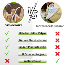 Lade das Bild in den Galerie-Viewer, OrthoComfy - ergonomischer schmerzlindernder Komfortschuh - Plüschgefüttert