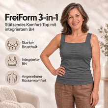 Lade das Bild in den Galerie-Viewer, FreiForm 3-in-1 - das Top, das Ihren BH ersetzt | stützendes Komfort-Top mit integriertem BH