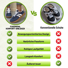 Lade das Bild in den Galerie-Viewer, Fusswohl— Schmerzlindernde Komfort-Sneaker | Federleicht & Atmungsaktiv