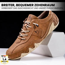 Lade das Bild in den Galerie-Viewer, Ibex - ergonomischer, schmerzlindernder & wasserdichter Leder-Barfußschuh für sicheres, gelenkschonendes Gehen für Senioren