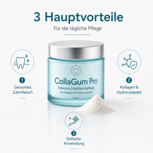 Lade das Bild in den Galerie-Viewer, CollaGum Pro – Kollagen-Zahnfleischpflege für Reparatur, Aufbau & Regeneration