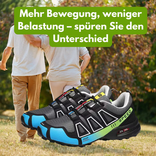 OrthoTrekking– Ergonomische Trekking u.-Wanderschuhe für Entlastung bei Rückenschmerzen & Gelenkproblemen