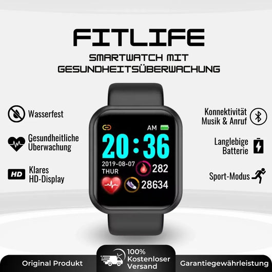 FitLife - Gesundheits u.-Fitness -Smartwatch (2026)