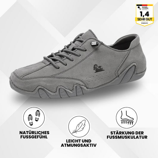 OrthoActive - ergonomische, schmerzlindernde & wasserdichte Leder-Barfußschuhe
