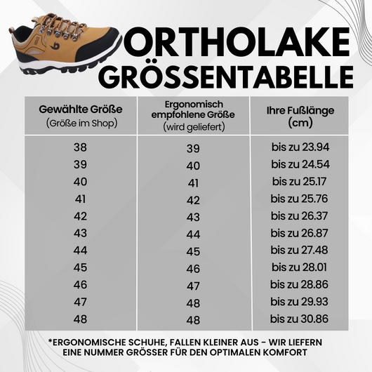 Ergonomischer, wasserdichter & rutschfester Schuh zur Schmerzlinderung - OrthoLake Unisex