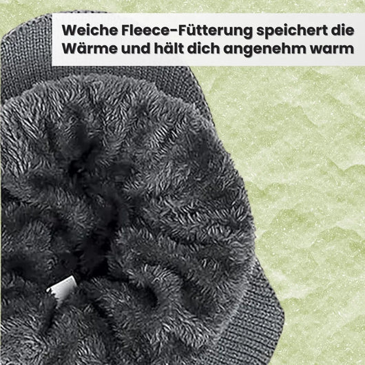 Fjordwarm – Skandinavische Mütze mit warmem Ohrenschutz