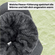 Lade das Bild in den Galerie-Viewer, Fjordwarm – Skandinavische Mütze mit warmem Ohrenschutz