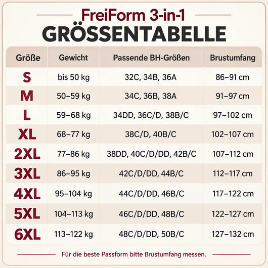 FreiForm 3-in-1 - das Top, das Ihren BH ersetzt | stützendes Komfort-Top mit integriertem BH