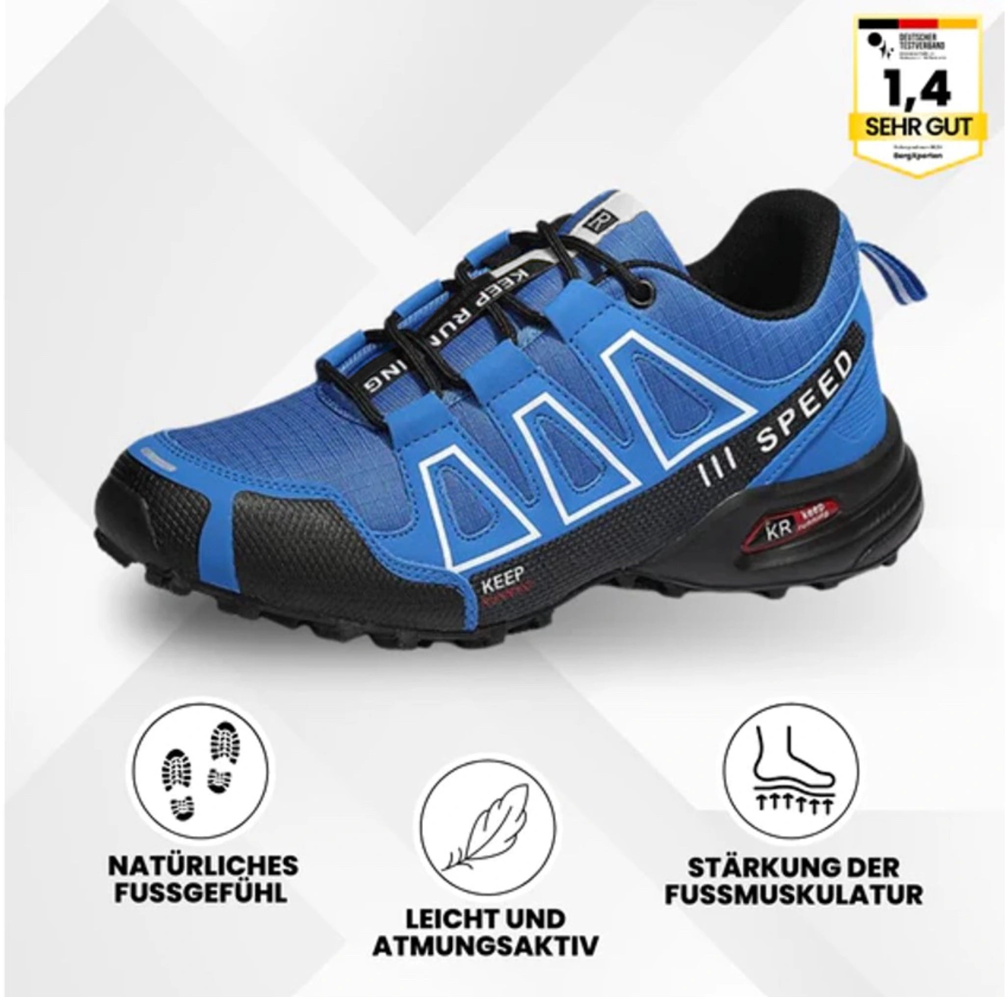 OrthoTrekking - ergonomischer schmerzlindernder Trekking u. Wanderschuh