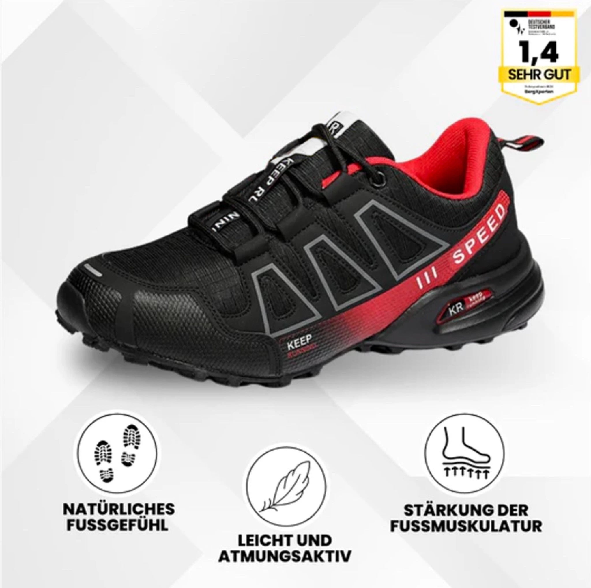 OrthoTrekking - ergonomischer schmerzlindernder Trekking u. Wanderschuh