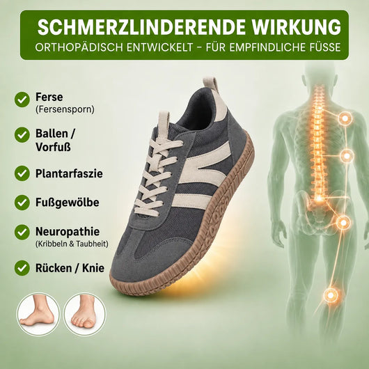 SafeStep NaturGang – Ergonomischer, wasserdichter & rutschfester Barfußschuh für natürliche Bewegung