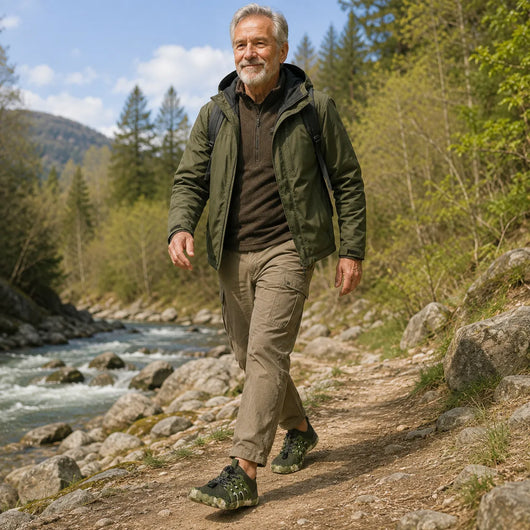 Trek – wasserdichter Outdoor-Barfußschuh | Rutschfest & Schmerzlindernd