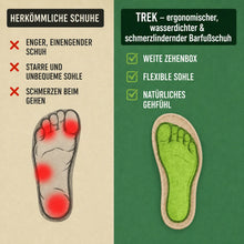 Lade das Bild in den Galerie-Viewer, Trek – wasserdichter Outdoor-Barfußschuh | Rutschfest &amp; Schmerzlindernd
