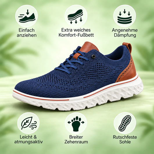 FeelFree Gentleman – orthopädischer Herren-Komfortschuh | federleicht, dämpfend & einfach anzuziehen