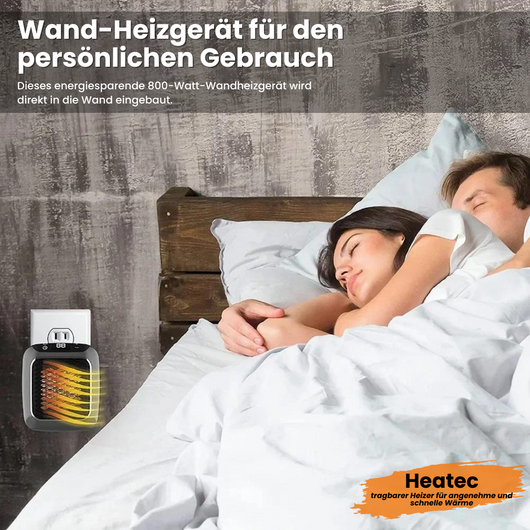 HEATEC™ - tragbarer Heizer für kostenschonende und schnelle Wärme