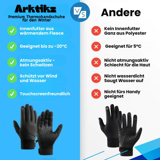 Arktikz™ - Outdoor Thermohandschuhe zum Wandern
